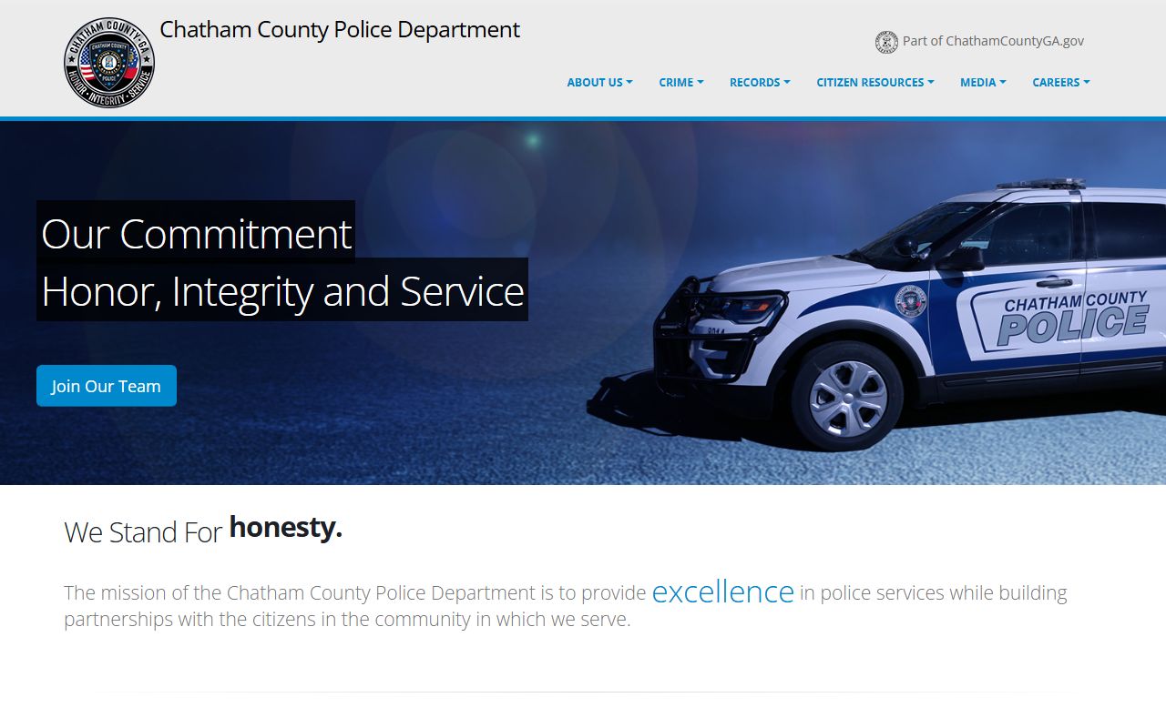 Chatham County Police Department website