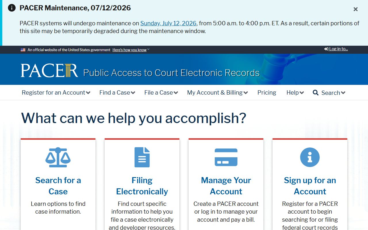Chatham County court records PACER federal case access