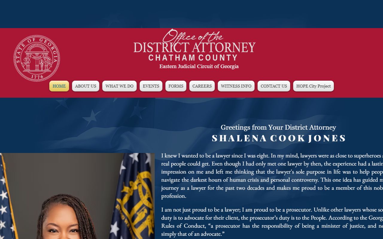 Chatham County Superior Court District Attorney full website