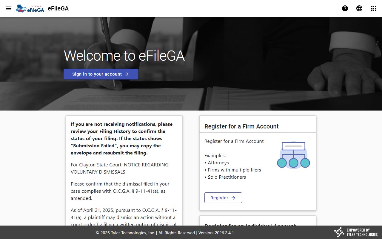 Chatham County Court records eFile Georgia portal