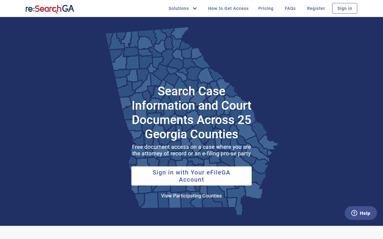 Chatham County Court records reSearchGA case search